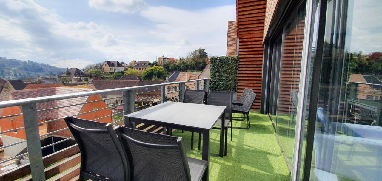 Appartamento Le Coin Cosy avec Balcon Terrasse et parking privé Sarlat Esterno foto